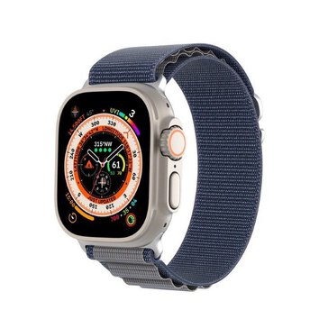 DUX DUCIS pasek GS nylonowy do Apple Watch 42 / 44 / 45 / 49 mm niebieski