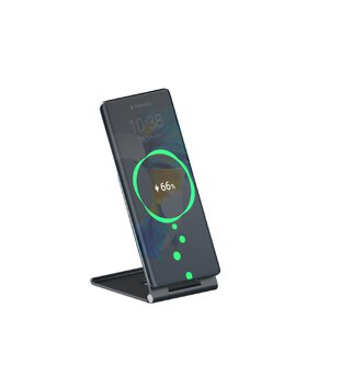 VEGER podstawka biurkowa z adowarka indukcyjna kompatybilne z MagSafe 15W Y56 czarna