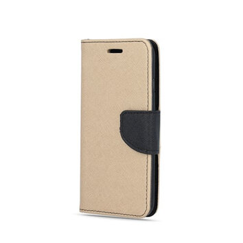 Etui Smart Fancy do iPhone 15 Plus 6,7" złoto-czarne