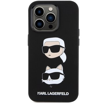 Oryginalne Etui KARL LAGERFELD Hardcase KLHCP15LSDHKCNK do iPhone 15 Pro (Silicone KC / czarny)