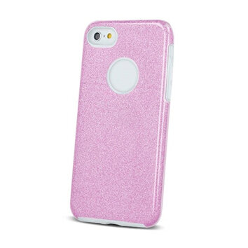 Nakładka Glitter 3w1 do iPhone 14 6,1" różowa