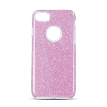 Nakładka Glitter 3w1 do iPhone 15 Plus 6,7" różowa
