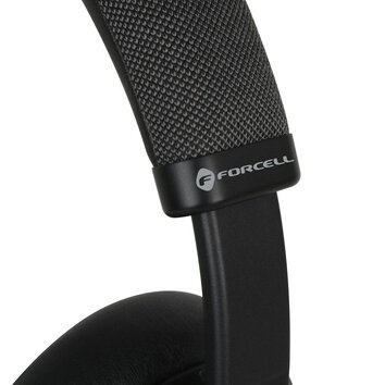 FORCELL F-AUDIO suchawki bezprzewodowe nagowne ANC Touch Beat czarne