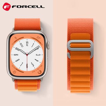 FORCELL F-DESIGN FA13 pasek / opaska do Apple Watch 38/40/41mm pomaraczowa