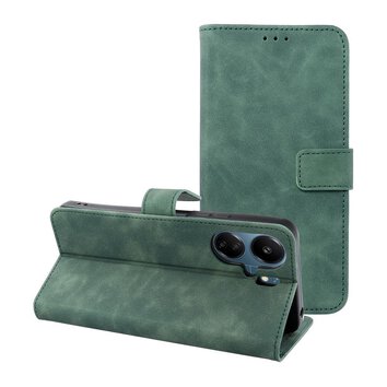 Kabura TENDER Book do XIAOMI Redmi 13C / POCO C65 zielony