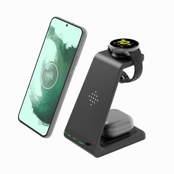 TECH-PROTECT A7 3IN1 WIRELESS CHARGER BLACK