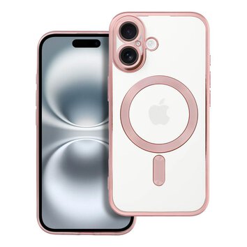 Futerał ELECTRO MAG COVER kompatybilny z MagSafe do IPHONE 16 złoty róż