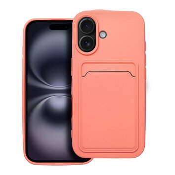 Futerał CARD CASE do IPHONE 16 różowy