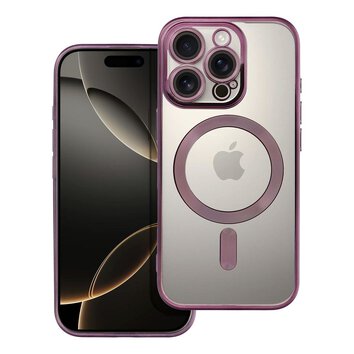 Futerał ELECTRO MAG COVER kompatybilny z MagSafe do IPHONE 16 Pro fioletowy