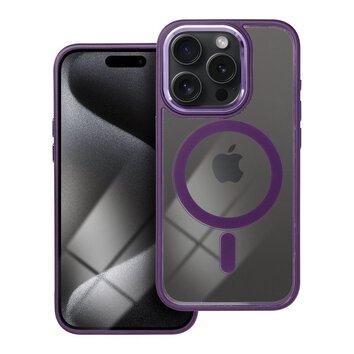 Futera Color Edge Mag Cover kompatybilny z MagSafe do IPHONE 15 PRO fioletowy