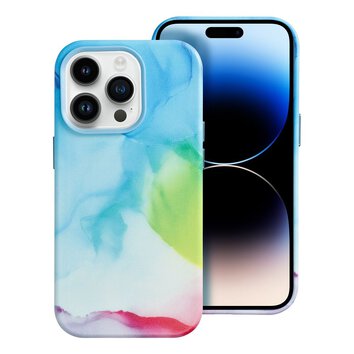 Leather Mag Cover kompatybilne z MagSafe do IPHONE 14 PRO color splash