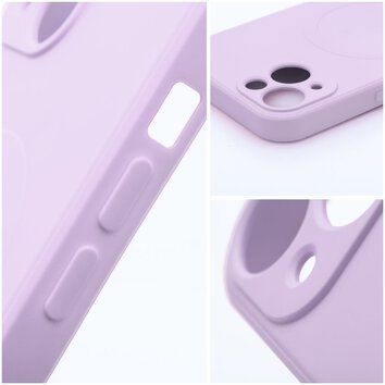 Futerał Silicone Mag Cover kompatybilny z MagSafe do IPHONE 12 PRO różowy