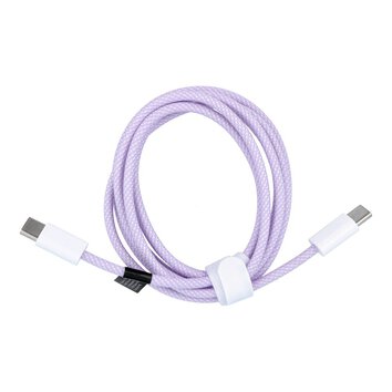 Kabel Typ C do Typ C Power Delivery PD 60W 3A C263 fioletowy 1,5 m
