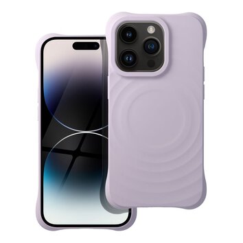 Silicone Zephyr Mag Cover kompatybilny z MagSafe do IPHONE 14 PRO liliowy