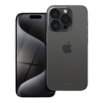 Futerał Roar Pure Simple Fit Case - do iPhone 15 Pro Max Transparent