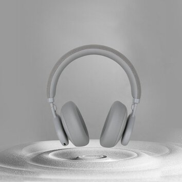 FORCELL F-AUDIO suchawki bezprzewodowe nagowne ANC Touch Beat szare