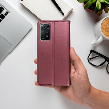 Kabura SMART MAGNETO do HUAWEI Nova 12i burgundowy