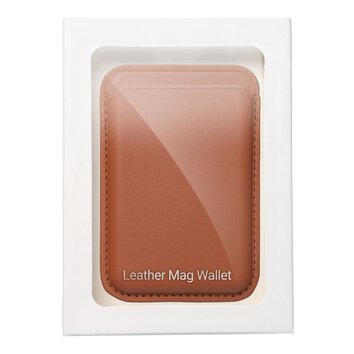 Portfel magnetyczny Leather Mag Wallet brzowy