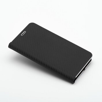 Kabura LUNA Book Carbon do IPHONE 14 czarny