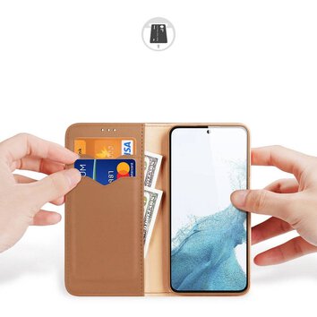 DUX DUCIS kabura HIVO do SAMSUNG S23 Plus brzowa