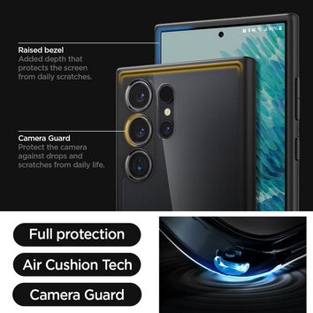 Futera SPIGEN UltraHybrid do SAMSUNG S24 ULTRA frost black
