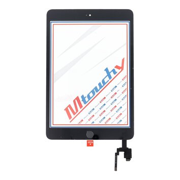 MUSTTBY Ekran dotykowy + taśma klejąca + Home do iPAD Mini 3 (czarny)