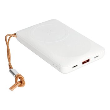 VEGER powerbank 10 000 mAh z adowaniem indukcyjnym kompatybilny z MagSafe PD QC3.0 2A 20W MagOn (VP1151 / W1151) biay