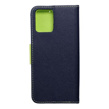 Kabura Fancy Book do MOTOROLA MOTO G14 granatowy / limonka