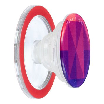 Roar Acrylic Pop Tok kompatybilny z MagSafe - Fiolet/Czerwony