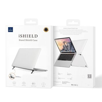 WiWU - Futera ochronny iSHIELD Stand Case dla MacBook Air 15,3" 2023 - transparentny