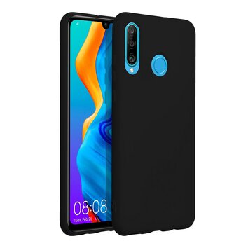 Futerał SILICONE do HUAWEI P30 Lite czarny
