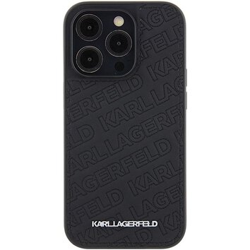 Oryginalne Etui KARL LAGERFELD Hardcase KLHCP15XPQKPMK do iPhone 15 Pro Max (Quilted Pattern  / czarny)
