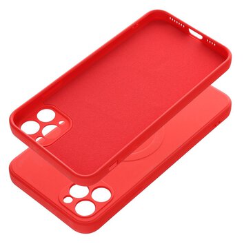 Futerał SILICONE MAG COVER kompatybilny z MagSafe do IPHONE 11 Pro Max czerwony