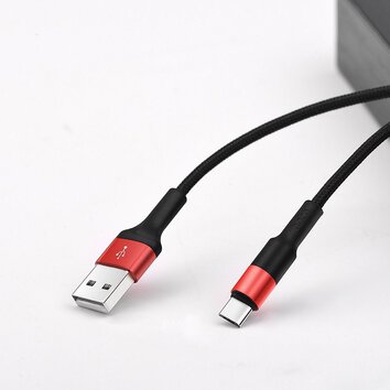 HOCO kabel USB do Typ C Xpress X26 czarno-czerwony