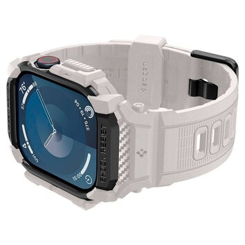 SPIGEN futerał RUGGED ARMOR "PRO" do APPLE Watch 10 (46 mm) dune beige