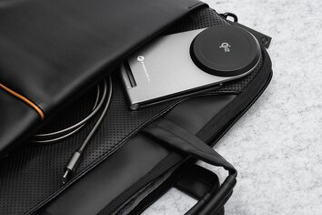 FORCELL F-ENERGY Flip Charge Qi2 15W ładowarka indukcyjna kompatybilna z MagSafe srebrny