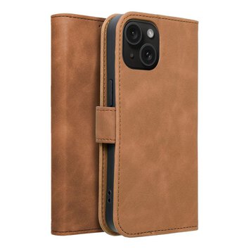 Kabura TENDER Book do IPHONE 15 brzowy