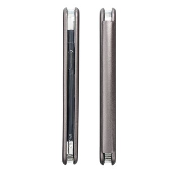 Kabura Book Elegance do SAMSUNG S23 FE stalowy
