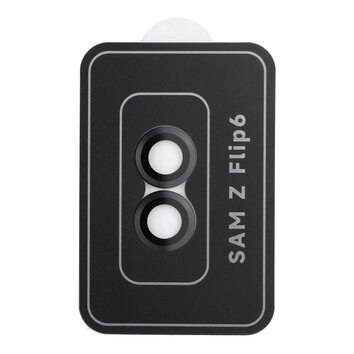 Osłona aparatu PROTECTOR 9H + aplikator do SAMSUNG FLIP 6 czarna
