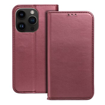 Kabura SMART MAGNETO do IPHONE 16 burgundowy