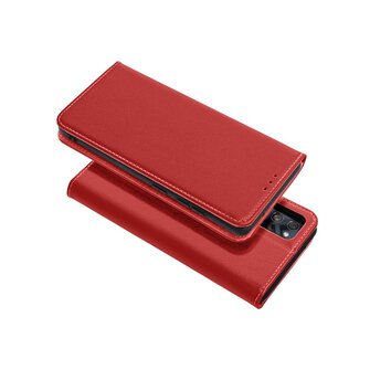 Kabura skrzana SMART PRO do XIAOMI Redmi NOTE 12 5G bordowy