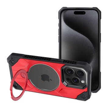 Futera Armor Mag Cover kompatybilny z MagSafe do IPHONE 15 PRO MAX czerwony
