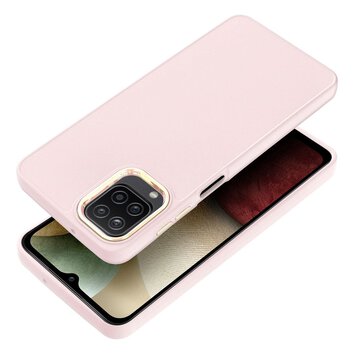 Futerał FRAME do SAMSUNG A12 / M12 pudrowy róż