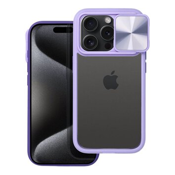 Futera SLIDER do IPHONE 15 PRO fioletowy