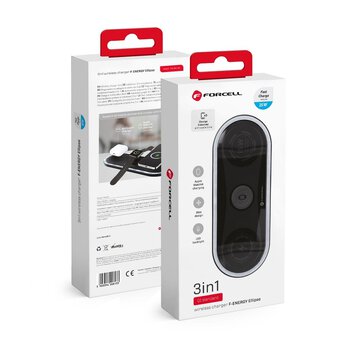 FORCELL Szybka adowarka Indukcyjna F-ENERGY Ellipse 3w1 Quick Charge 15W