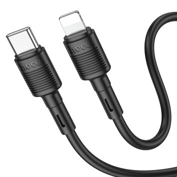 HOCO kabel Typ C do Lightning PD 2,4A 20W X83 1 m czarny