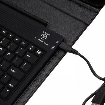 Etui z klawiaturą bluetooth do tabletów Galaxy Tab 2 10" czarne 