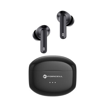 FORCELL F-AUDIO suchawki bezprzewodowe / bluetooth stereo TWS CLEAR Sound czarne