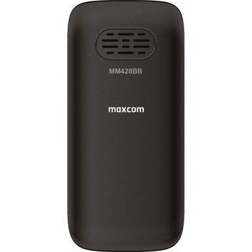 MAXCOM telefon dla seniora MM428L czarny