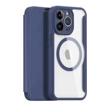 DUX DUCIS kabura SKIN X PRO kompatybilna z MagSafe do IPHONE 14 Plus niebieska